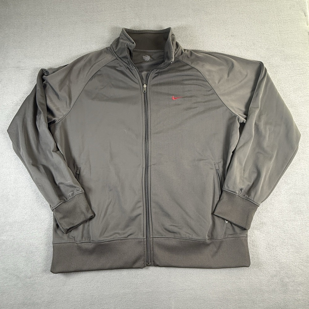 Nike Jacket Mens‎ XL Black Performance Long Sleeve Pockets Full Zip